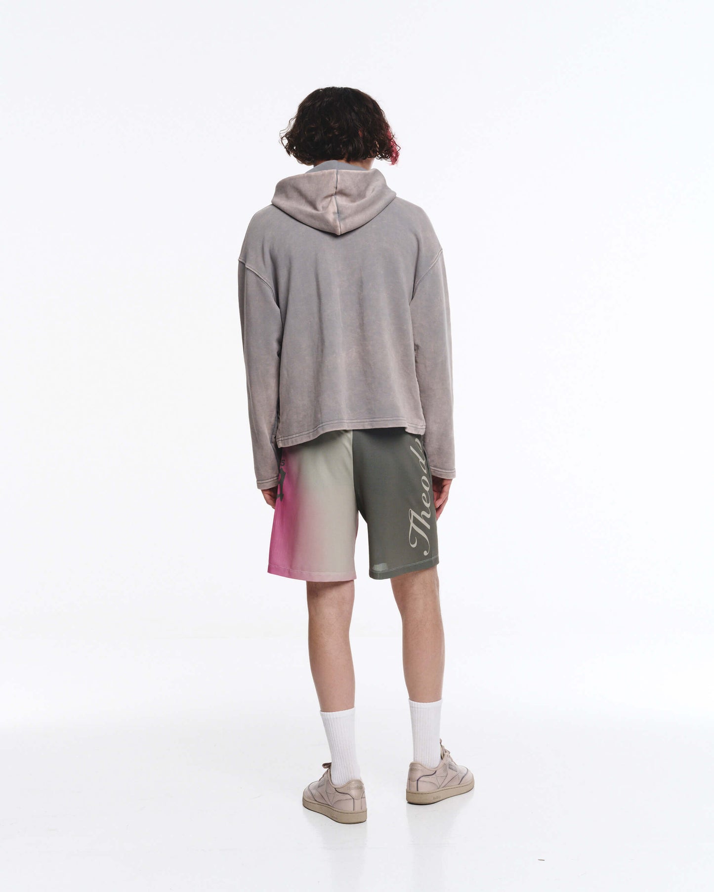 Zip Washed Hoodie