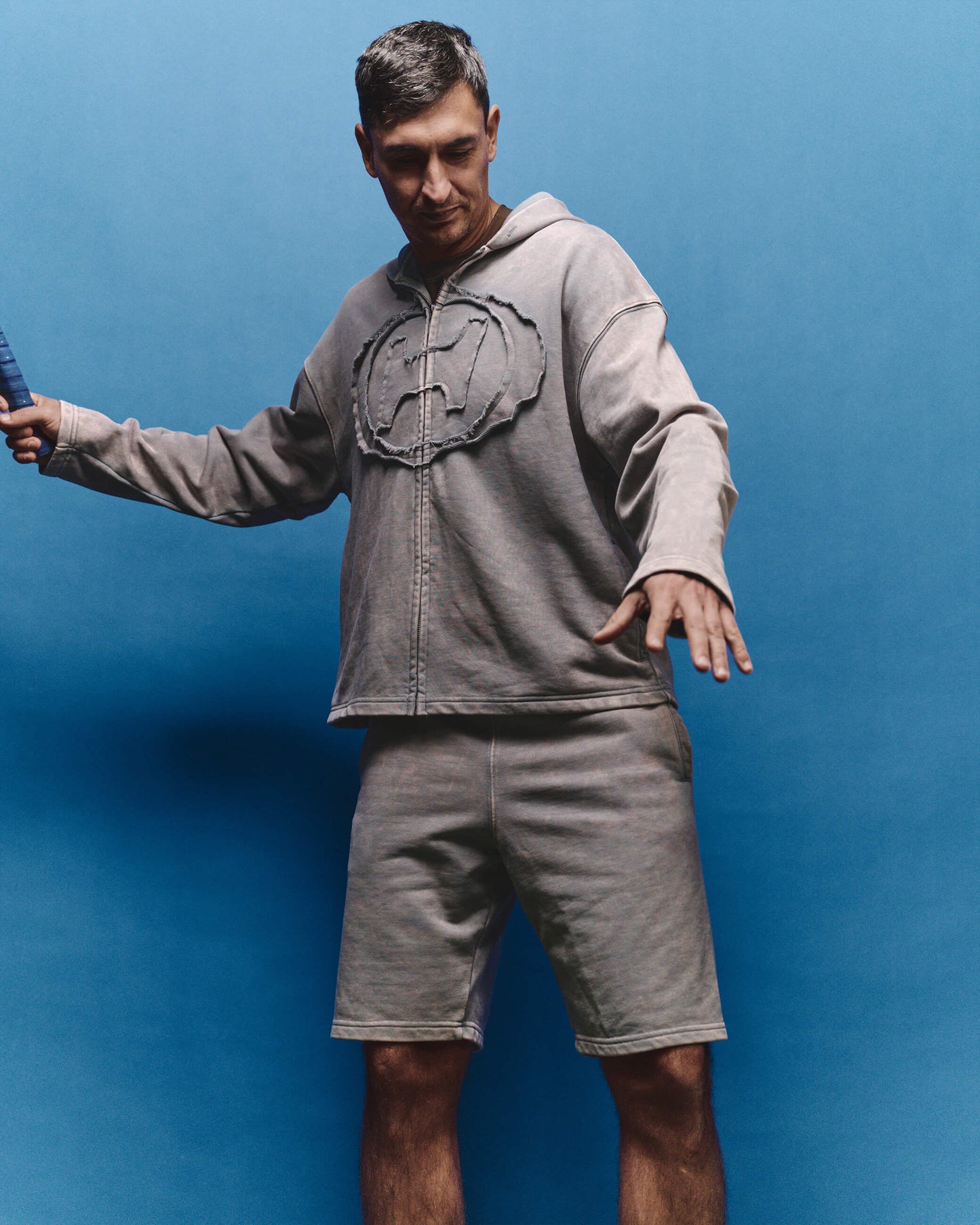 Grey Washed Shorts